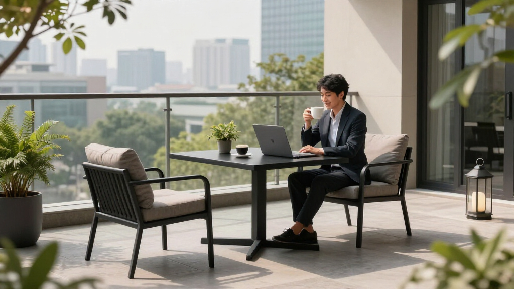 best commercial outdoor furniture office patio set