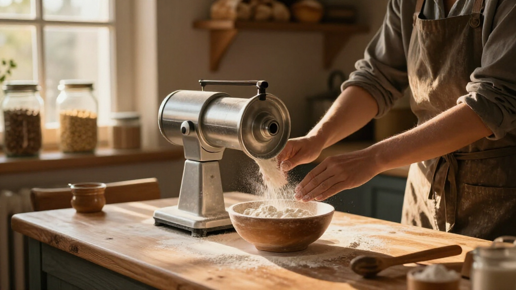 electric flour mill for home baking