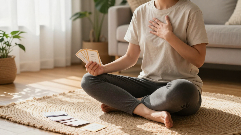 affirmation meditation cards