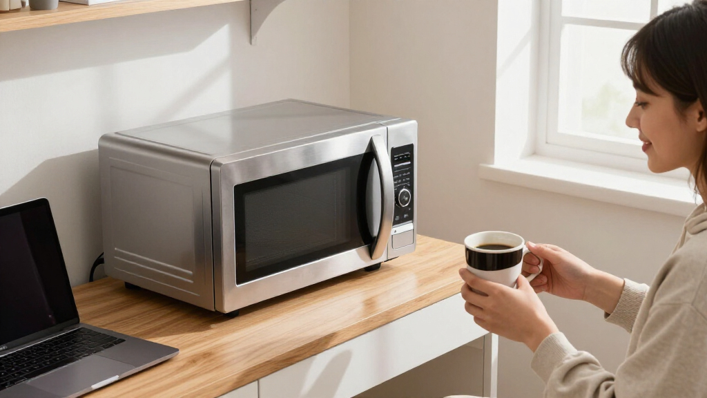 compact dorm microwave oven