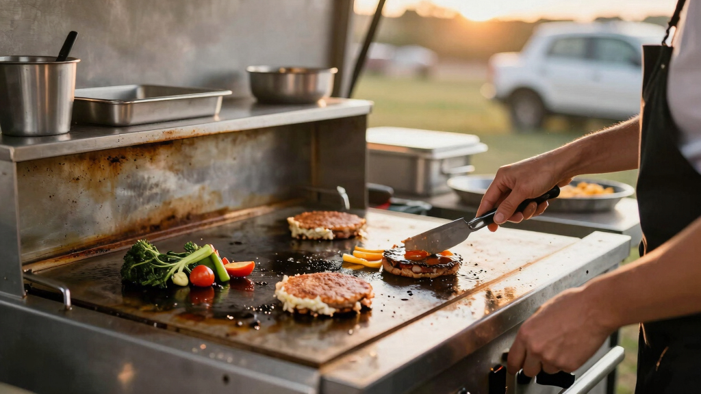best heavy duty flat top griddles for mobile kitchens