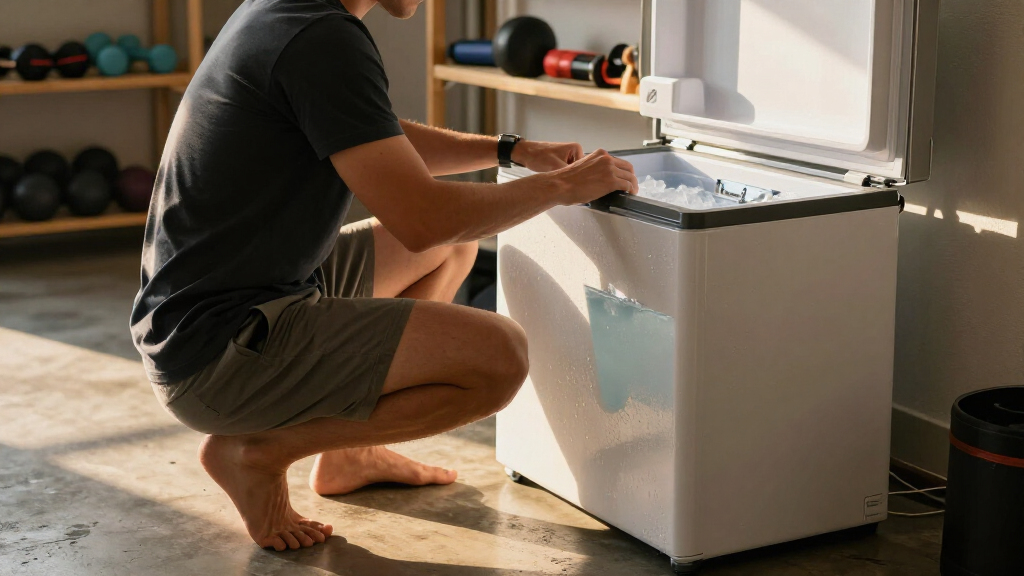 rated garage ready chest freezer for cold plunge conversion
