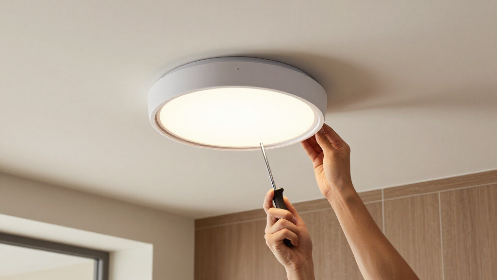 smart flush mount ceiling light for entryway