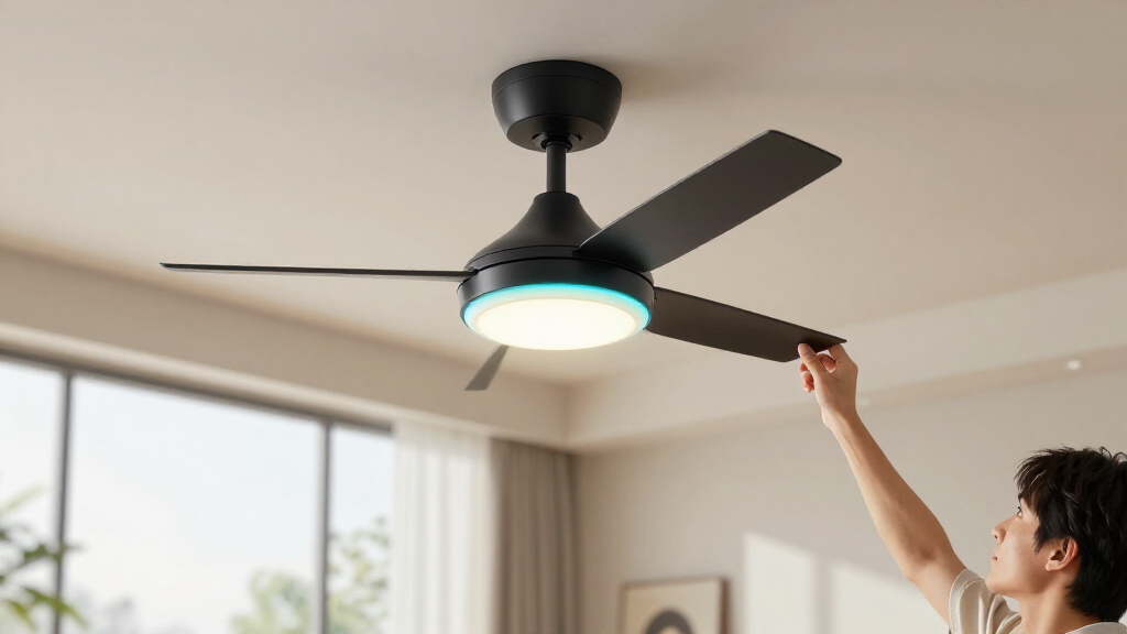 smart ceiling fans with color changing lights