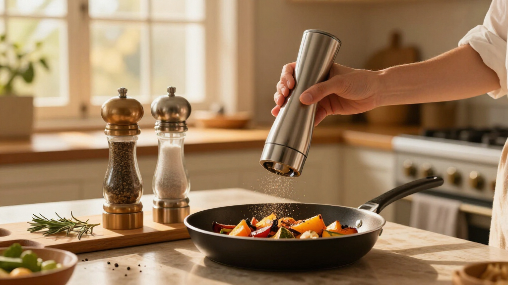 electric salt and pepper grinders