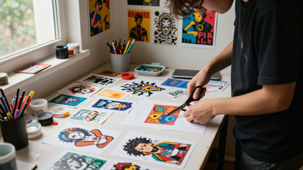 pop culture-themed wall art