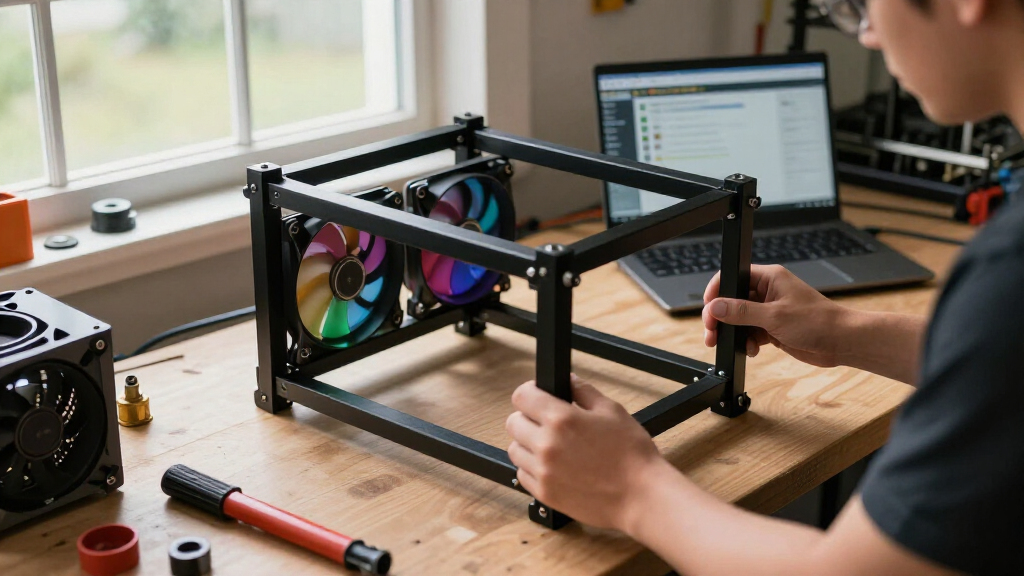 best stackable mining rig frames