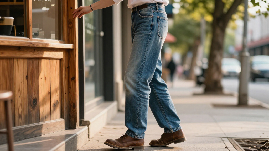 best sustainable barrel jeans