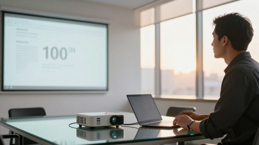 best 100 inch projector screen for office