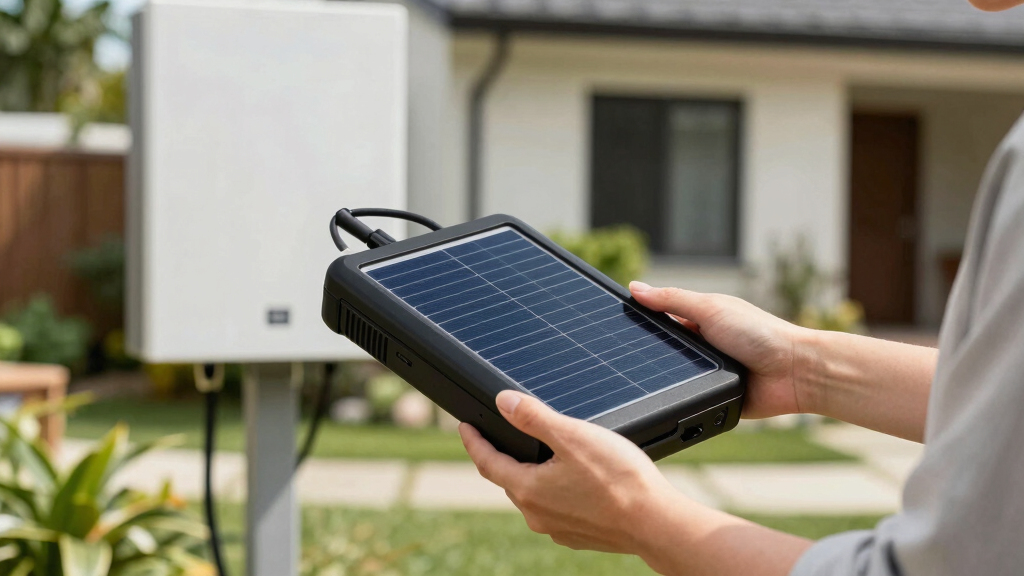 solar-powered backup battery packs
