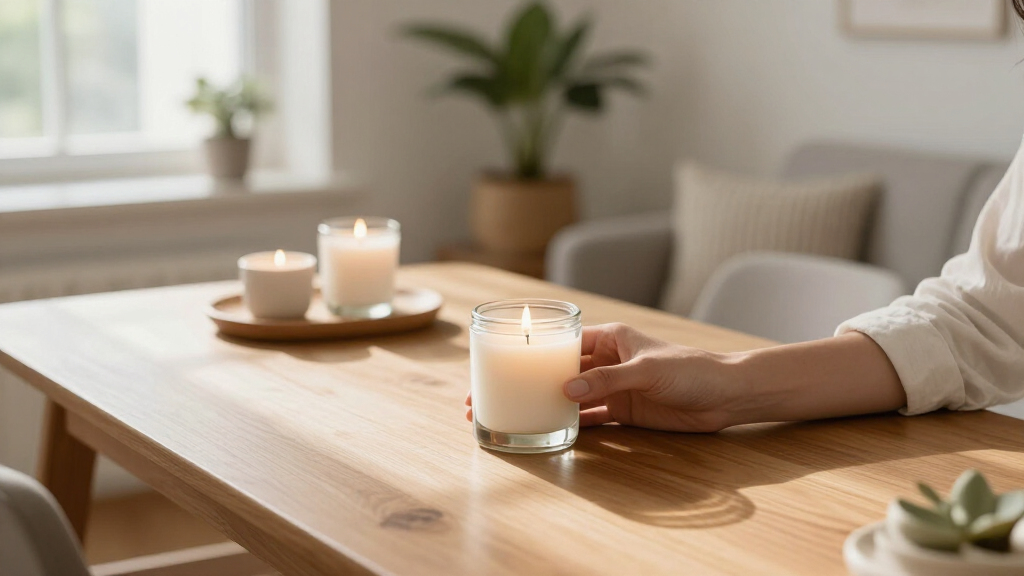 scented jar candles