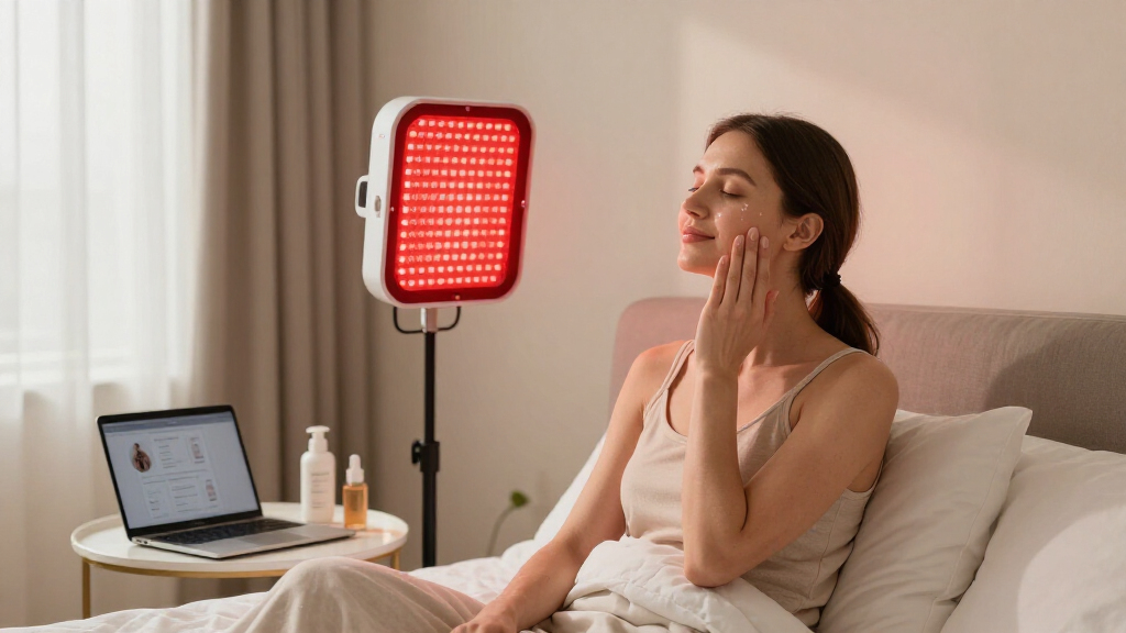 red light therapy panel for aging skin
