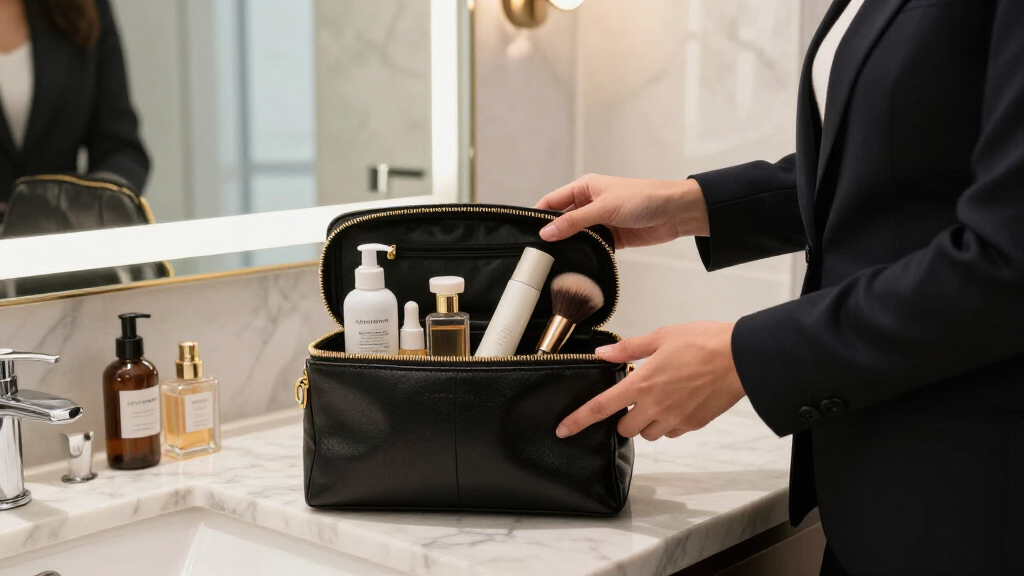 luxury toiletry bags for women for business travel