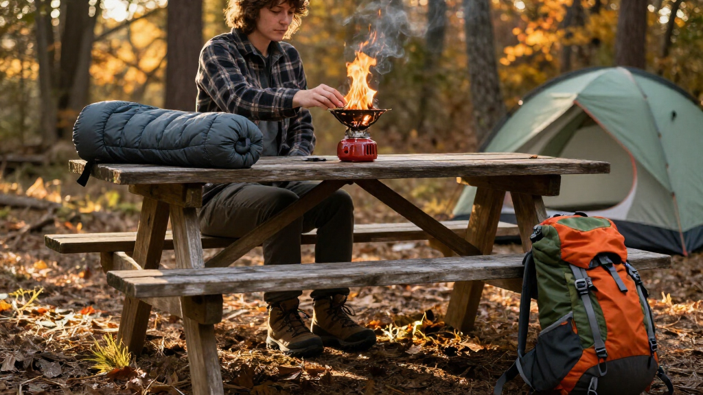 outdoor fall camping gear