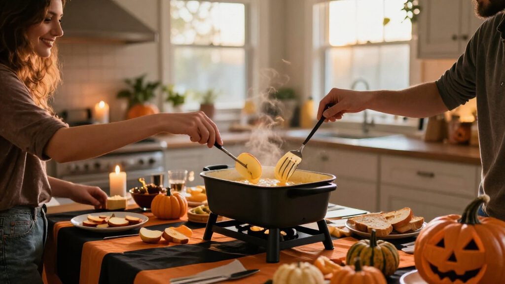 electric fondue pots for Halloween parties