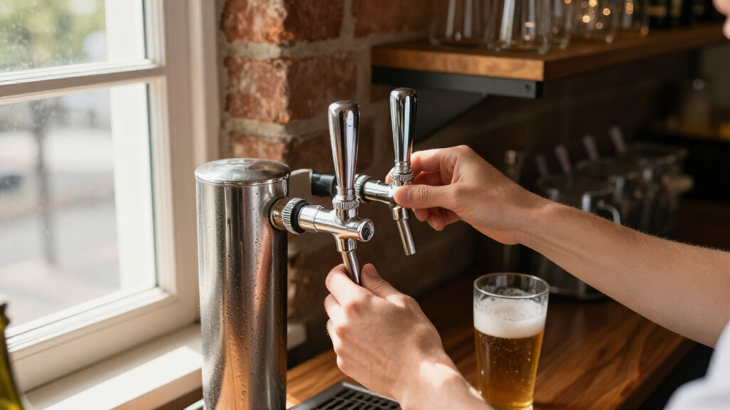 dual tap kegerator