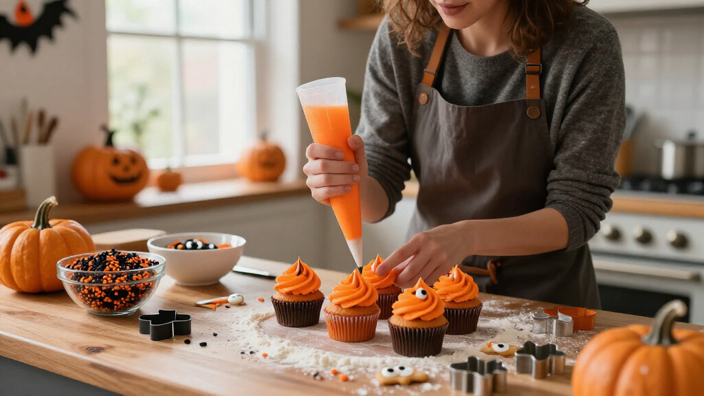 Halloween baking supplies