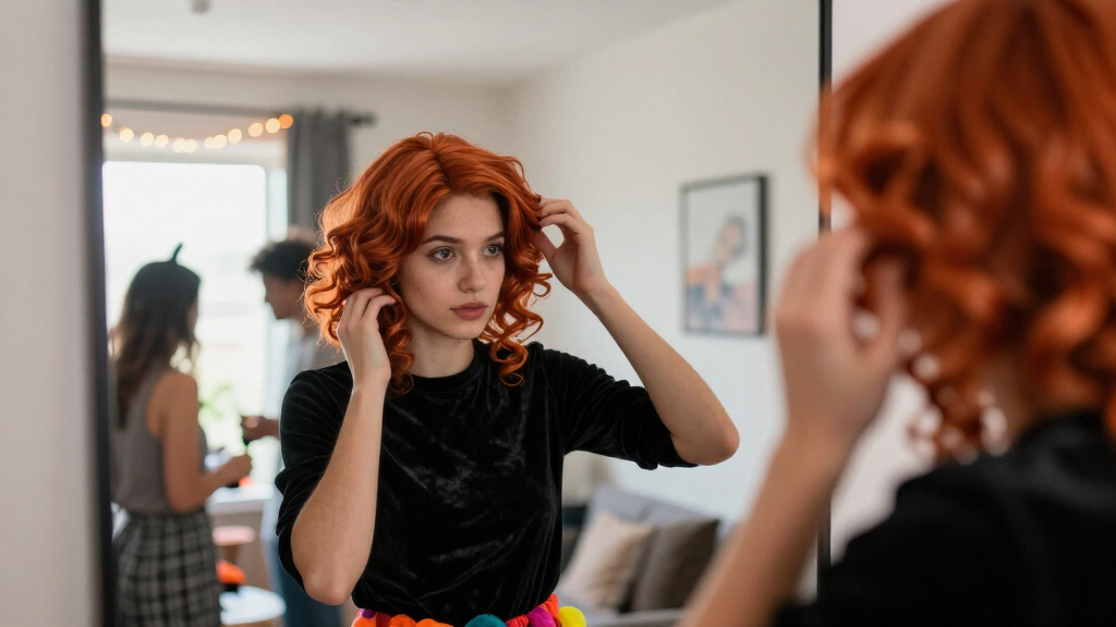Halloween costume wigs