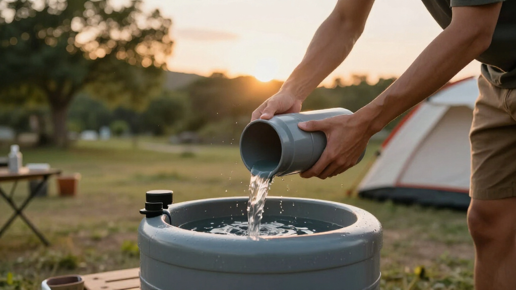 best mobile grey water system for camps