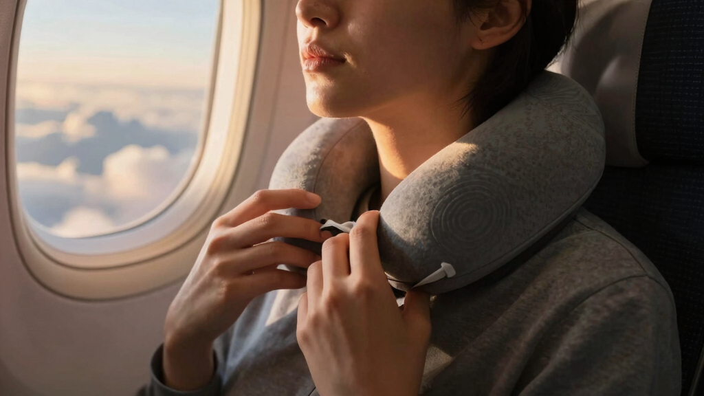 travel neck pillow for flight to cruise