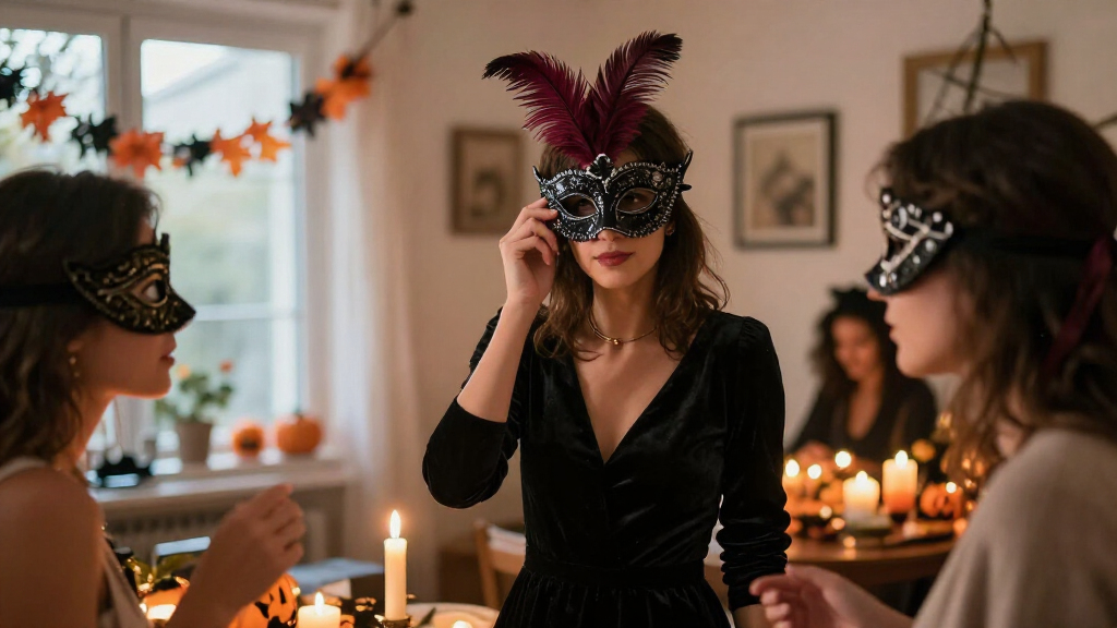 designer Halloween masks for women