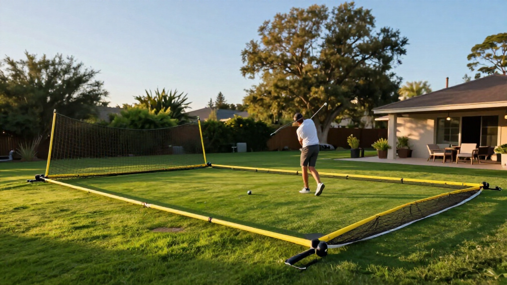 extra wide backyard golf nets