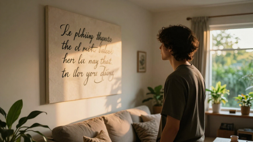 motivational quote wall art