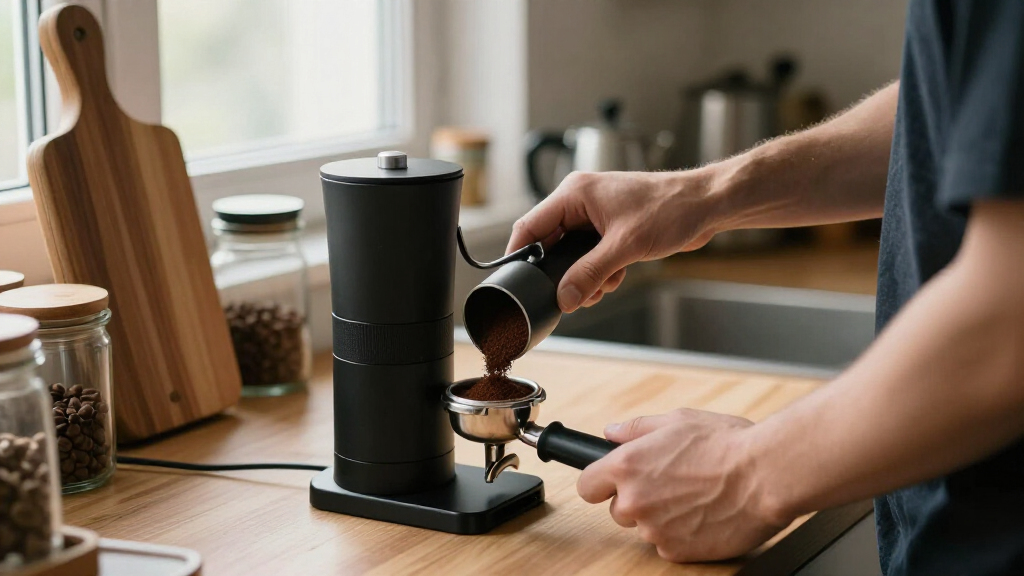 flat burr espresso grinder for espresso and pour over