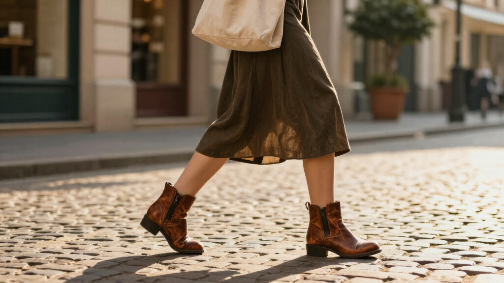 women's leather ankle boots