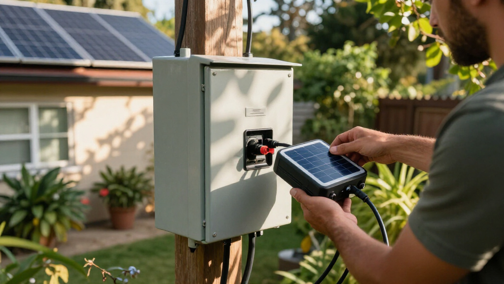 solar-powered backup generators