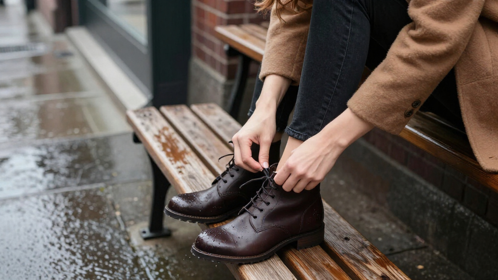 women's leather ankle boots