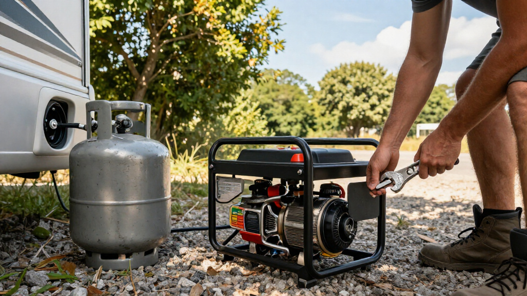 best dual fuel generator for rv travel
