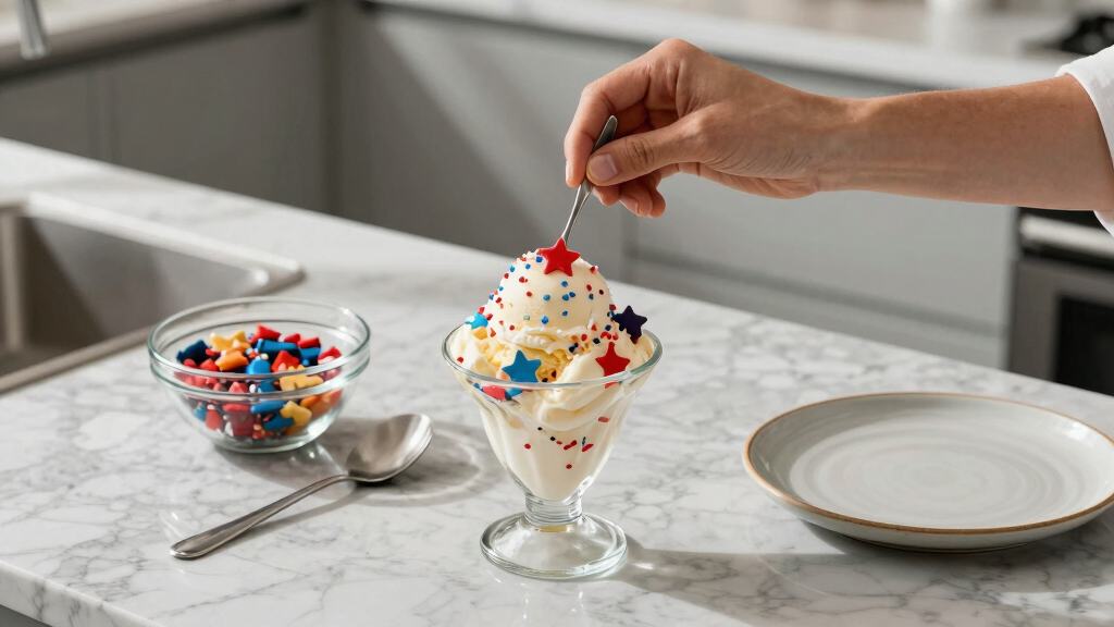 patriotic themed dessert decorations