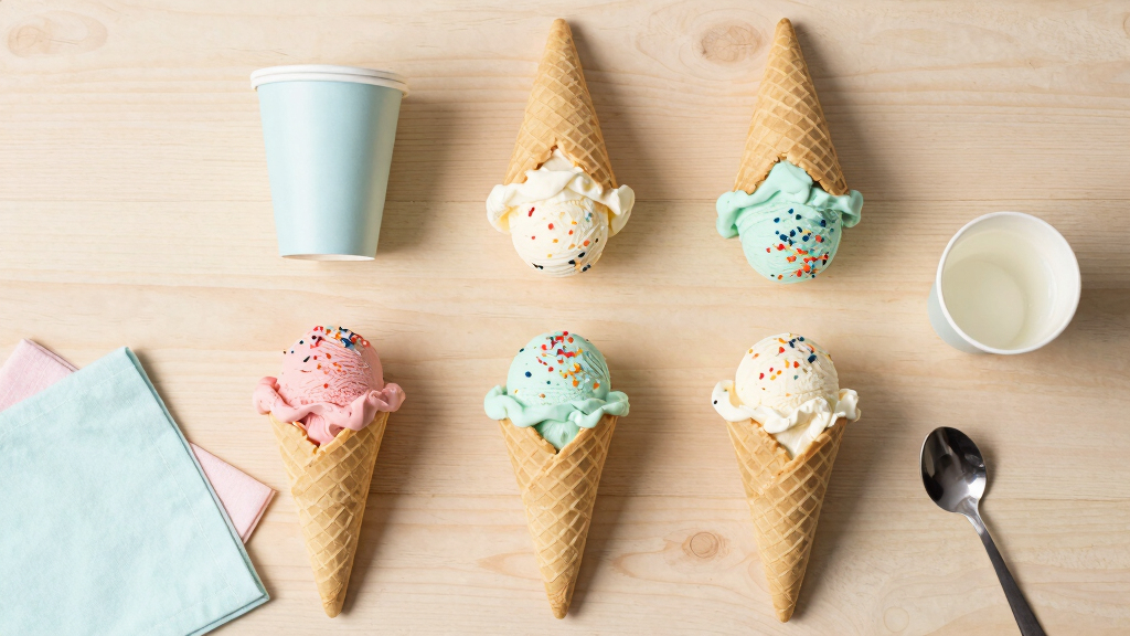 ice cream party supplies
