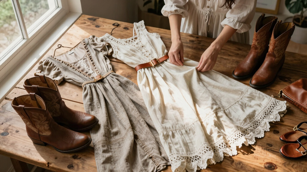 4 Best Boho Dresses to Wear With Cowboy Boots for Effortless Western Chic