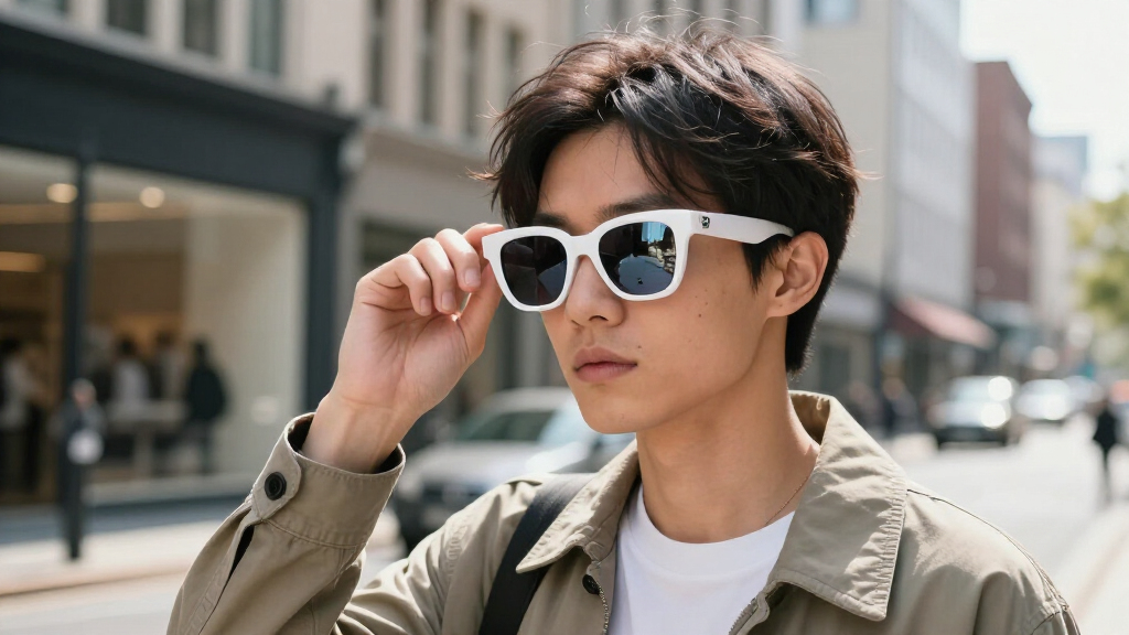 best white fashion sunglasses