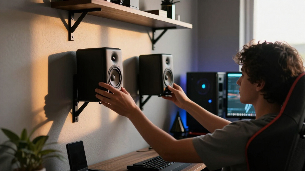 best wall shelves for gaming speakers