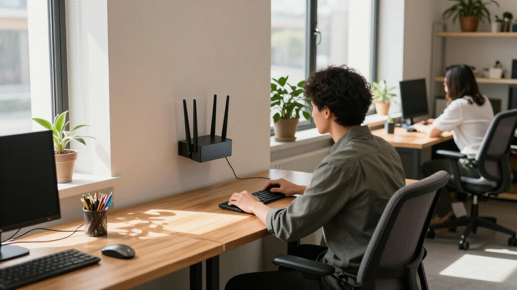 Enterprise router for coworking space