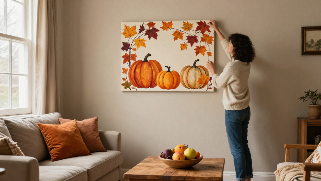 fall-themed wall art decor