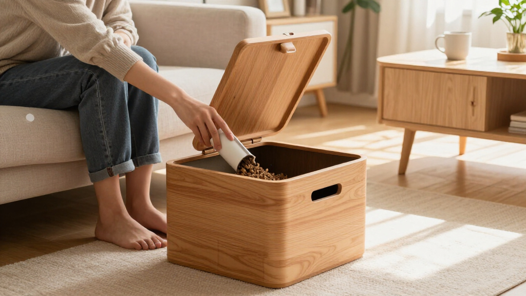 best cat litter box furniture