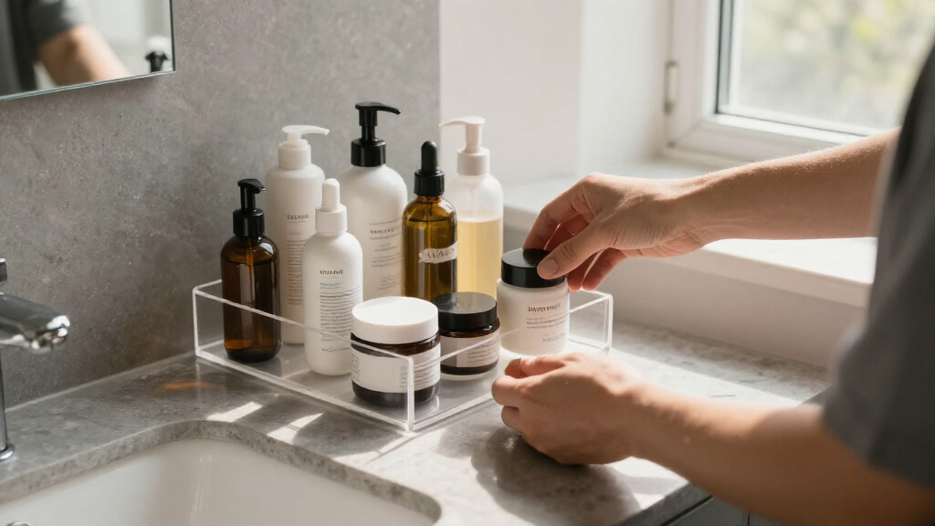 skincare organizers for bathroom counters