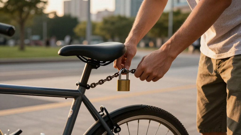 anti grinder padlock for bike chains