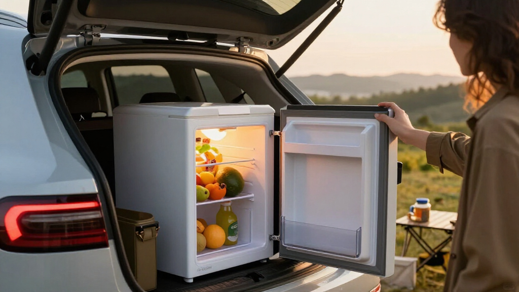 portable freezer fridge for car camping