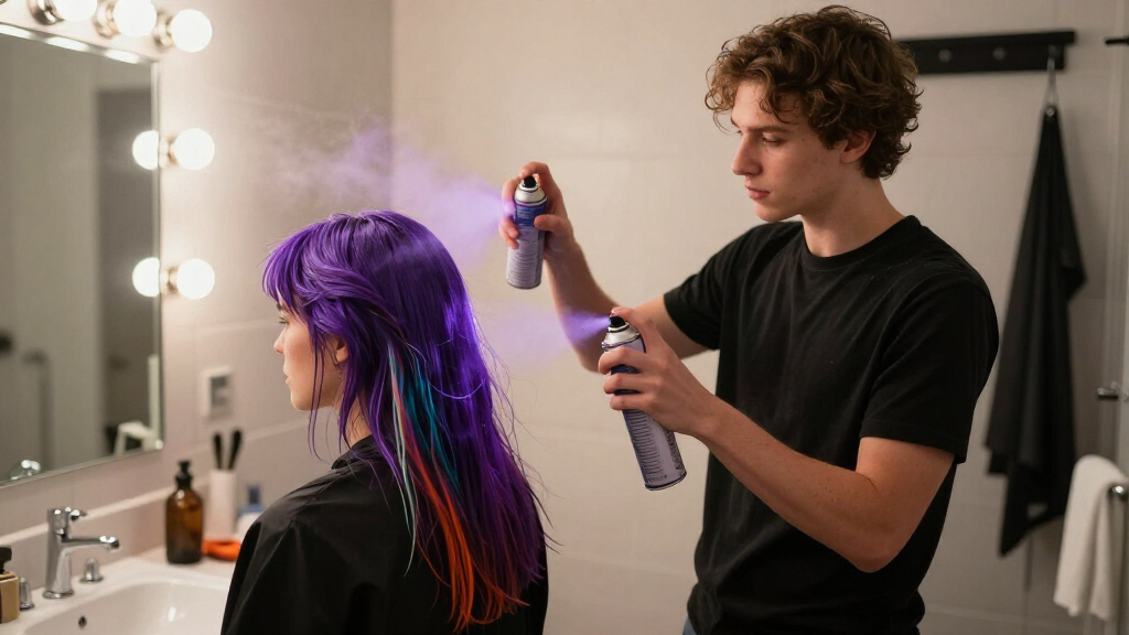 halloween temporary hair color sprays