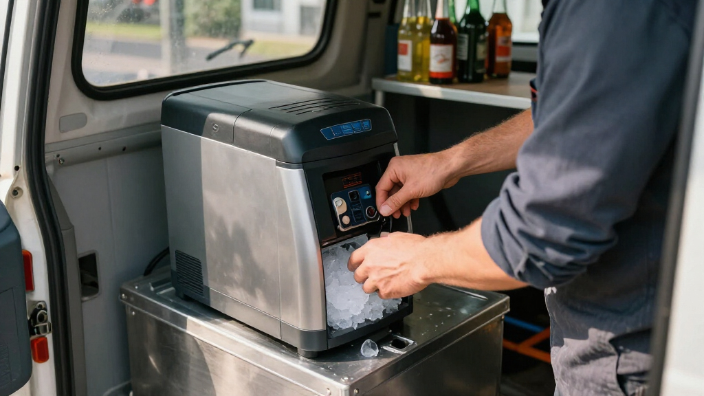 best compact commercial ice makers for small trucks