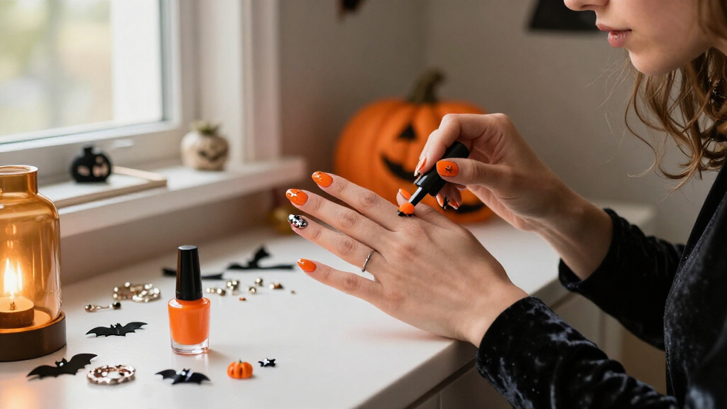 Halloween press-on nails