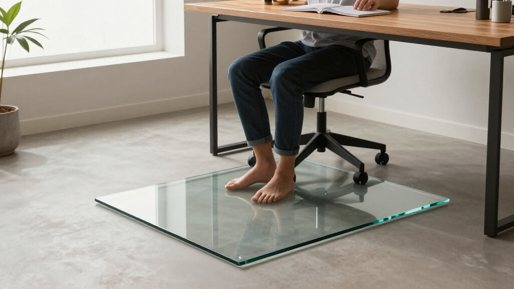 best tempered glass chair mats for desks
