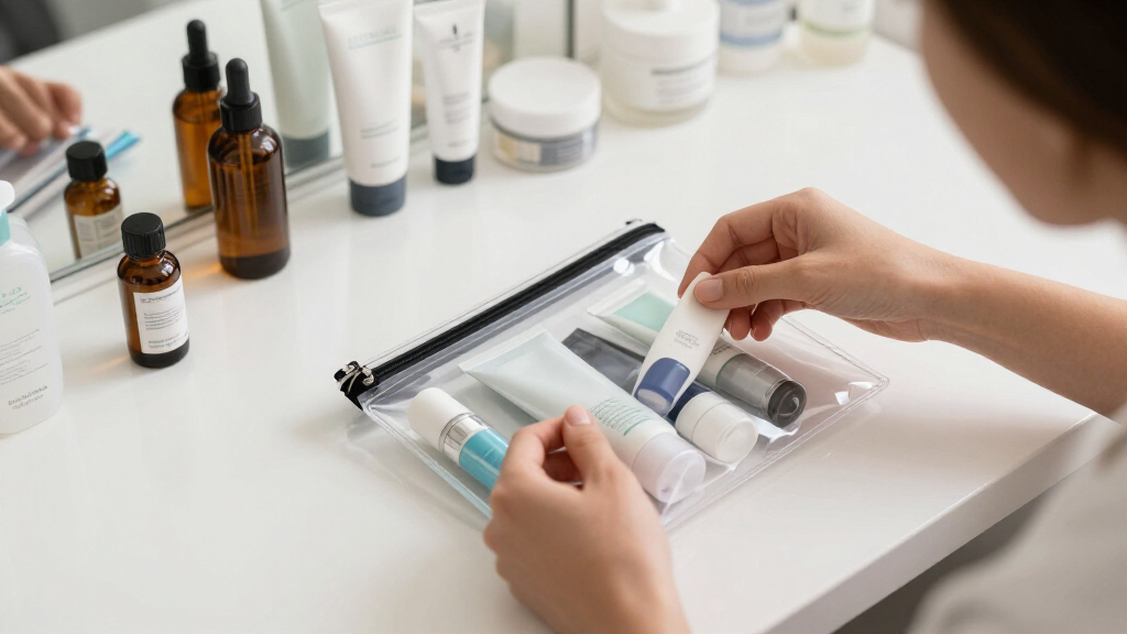 compact travel skincare kits
