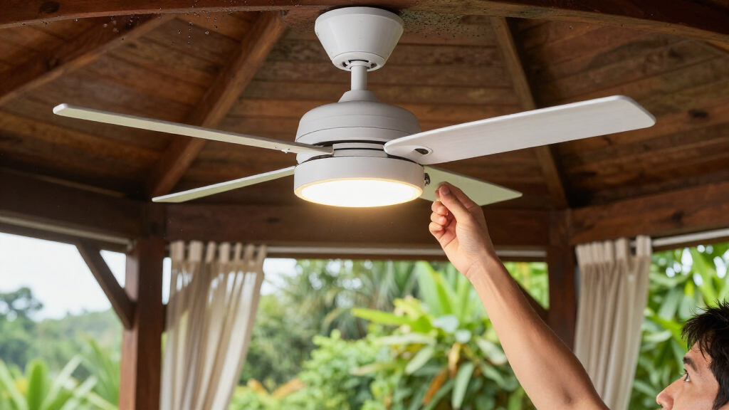 ceiling fan for gazebo high humidity