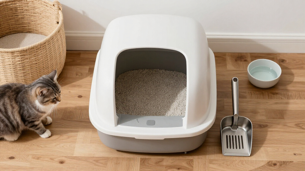 litter boxes covered